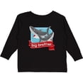 thumbnail image 3 of Inktastic Big Brother Shark Boys Long Sleeve Toddler T-Shirt, 3 of 5