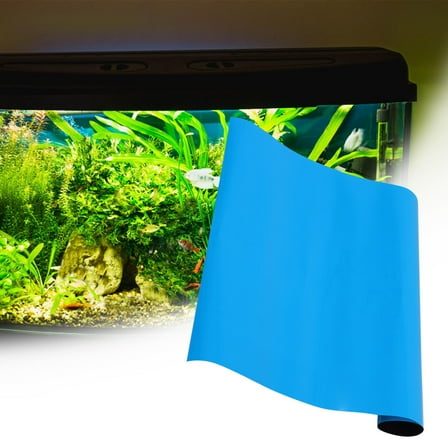 Raindrops 1Pack Aquarium Decor Background Assorted Color Thick Film Paper 3D Design for Pet Owners