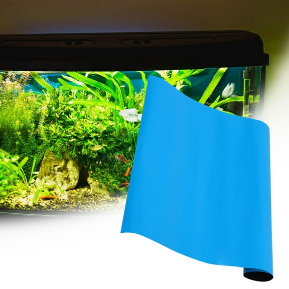 Raindrops 1Pack Aquarium Decor Background Assorted Color Thick Film Paper 3D Design for Pet Owners