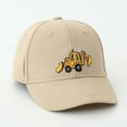 thumbnail image 2 of Gelikeya Excavator Toddler Baseball Hats Embroidery Adjustable Kids Baseball Caps Toddler Baseball Hat for Little Boys Present (Khaki, 2-8 Yearss), 2 of 4