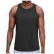 thumbnail image 2 of pstuiky Camisetas sin mangas para hombre, Camiseta deportiva informal de color liso para hombre, para entrenamiento físico, secado rápido, con cuello redondo Tops elegantes para mujer l, 2 of 6