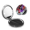 thumbnail image 1 of Zufioo Smiling Critters for Portable Pocket Makeup Mirror, Foldable Handheld Magnifying Beauty Mirror Suitable for Wallet Handbag for Women-Round Shape, 1 of 9