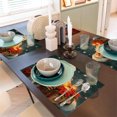 thumbnail image 4 of Christmas Decorations Indoor - 12x18 Inches Snowflake Table Mats for Party Kitchen Dining Room, 4 of 6