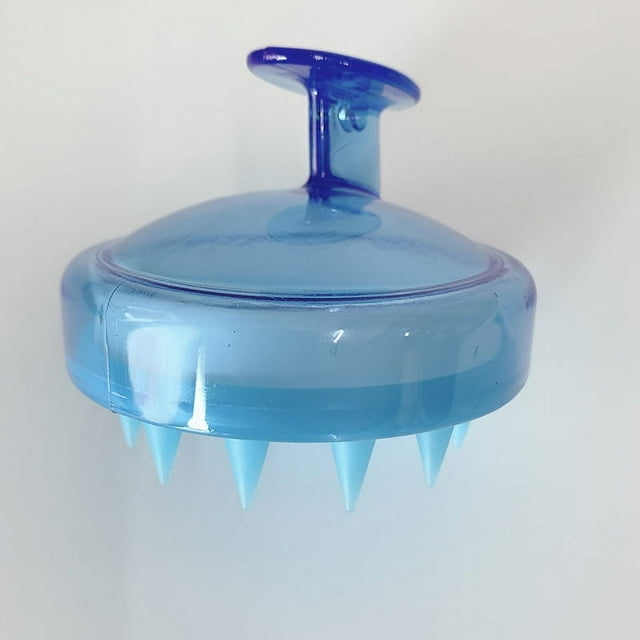 Head Scrubber with Long & Flexible Silicone Node, Reach Hair Roots Easily, Remove Dandruff and Exfoliate, Stimulate Hair Growth