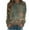 Green, variant on IROINNID Sweatshirt for Women Casual Long Sleeve Crewneck Flowy Printed Loose Fit Sweatshirt Trendy Tops,Blue