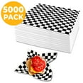 thumbnail image 2 of [5000 Sheets] 12x12" Deli Wax Sheets Sandwich Wrap Paper - Black and White Checkered Food Basket Liners, Grease Resistant Perfect for Restaurants, Barbecues, Picnics, Parties, Kids Meal, Outdoor Fairs, 2 of 7
