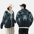 thumbnail image 4 of Fotbe Moody Ram Portrait Chaqueta con Protección Solar UPF 50+ para Hombre y Mujer, Camisa con Capucha y Bolsillos-X-Large, 4 of 7