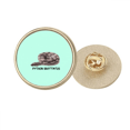thumbnail image 1 of Broche de Oro Metálico Circular Asno Africano, 1 of 3