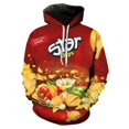 thumbnail image 3 of Sudadera con capucha para hombre con estampado 3D de caramelos y frijoles, nueva moda urbana divertida, jersey de otoño e invierno, ropa para hombre de gran tamaño, 3 of 5
