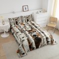 thumbnail image 4 of Erosebridal Reindeer Elk Bedding King Comforter Set, Rustic Animal Down Comforter, Hunting Theme Decor, 3-Piece, 4 of 7