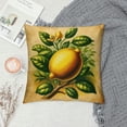 thumbnail image 2 of GOSMITH Throw Pillow Covers with Fruits Lemon Tree Art Line Retro Tropical Exotic Flower Vintage Sketch Lime Summer Fruit for Couch Living Room White, 2 of 5