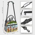 thumbnail image 4 of Xecao African Women Print Insulated Lunch Box, Lunch Cags Lunch Bag Featuring An Adjustable Shoulder Strap, 4 of 5