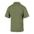 thumbnail image 4 of VBTAPA Men's Cargo Shirt Relaxed Fit Short Sleeve Button Down Shirts Summer Casual Work Shirt Lightweight Untucked Dress Shirts with Pockets Army Green L, 4 of 8