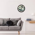 thumbnail image 6 of Whale 9.8 Inches Wall Clock, Silent Non-Ticking Round Digital Clock, Battery Operated, Easy to Read, Suitable for Bedroom Living Room Kitchen Bathroom Decoration, 6 of 6