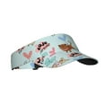 thumbnail image 2 of Gaeub Cute Pug Dogs Sun Visor Hats with Empty Top and Adjustable, UV Protection for Golf Tennis Cycling Running, 2 of 8