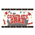 thumbnail image 1 of AMERTEER 1Pcs Backdrop Banner Super Soft Wear Resistant Polyester Congrats Grad Party Banner Decorations  Photography Prop for School, 1 of 10