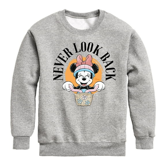 Mickey & Friends - Never Look Babe - Toddler And Youth Crewneck Fleece Sweatshirt