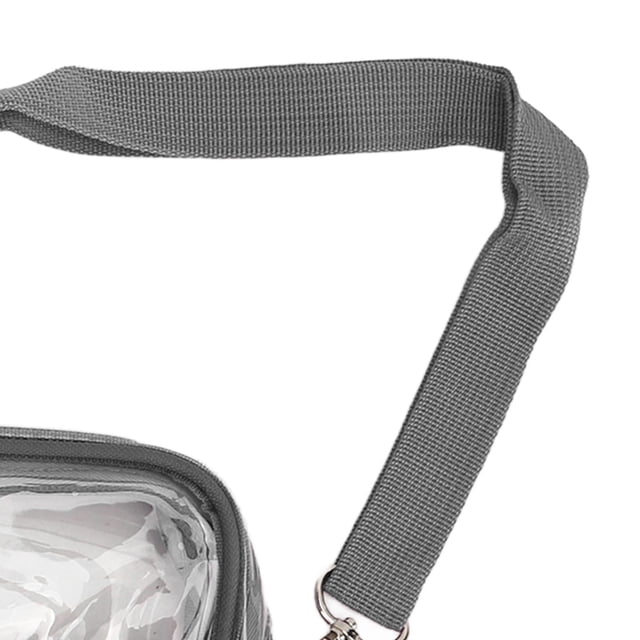 Paquete de pecho transparente, bolsa de bandolera transparente, bolsa de bandolera transparente impermeable, riñonera transparente, durabilidad extendida