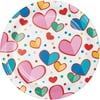 Lunch Plate, Two Tone Hearts, 10ct, Serves 10