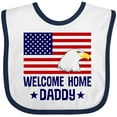 thumbnail image 3 of Inktastic Military Homecoming Welcome Home Daddy Boys or Girls Baby Bib, 3 of 4
