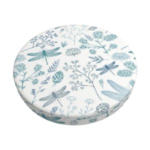 Easygdp Dragonfly Print Easy To Install Bar Stool Covers&Stool Covers Round&Elastic Stool Cover, Barstool Covers,Washable&Bottom With Elastic Edge-12 inch