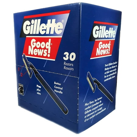 Gillette Good News Disposable Razors Twin Blade, Box of 30