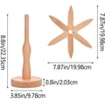 thumbnail image 4 of salvamanteles de madera | Salvamanteles de madera para platos calientes | Posavasos de madera para árboles | Juego de 4 posavasos de árbol | Salvamanteles para ollas y sartenes calientes | Juego de sa, 4 of 6