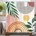 thumbnail image 3 of Boho Shower Curtain Waterproof 72x72 Inches Mid Century Shower Curtains for Bathroom Abstract Modern Minimalist Shower Curtain Set Home Bathroom Curtain Decor with 12 Hooks DIY, 3 of 7