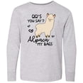 thumbnail image 3 of Inktastic Gigi's You Say Alpaca My Bags Long Sleeve Youth T-Shirt, 3 of 5