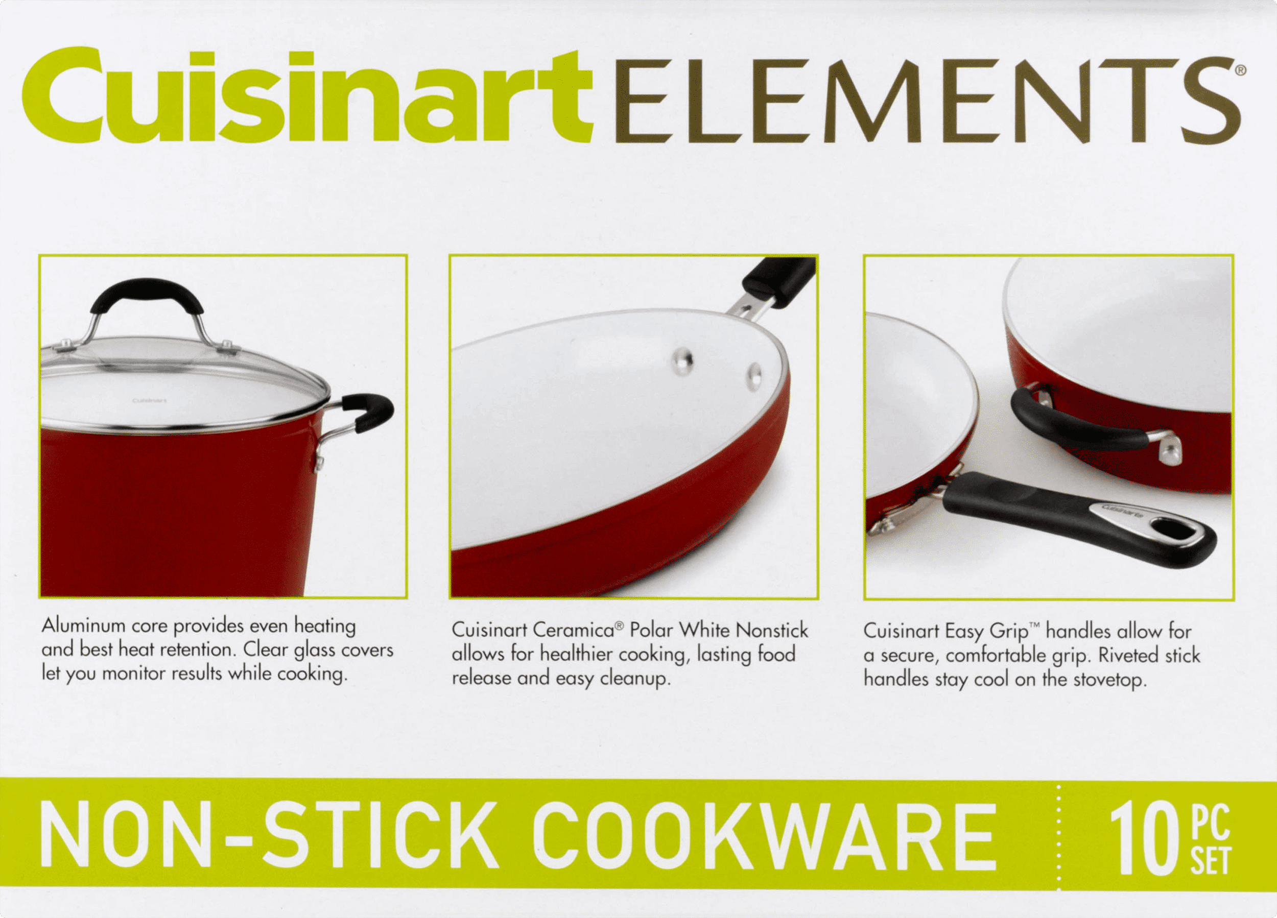 Cuisinart 59I-10BK Elements 10-Piece Pro Induction Non-Stick