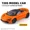 720S Orange, variant on 1:24 Senna GTR 720S Miniature Model Alloy Diecast Sports Car Toys Front Wheel Steering Sound Light Pull Back Boys Festival Gifts