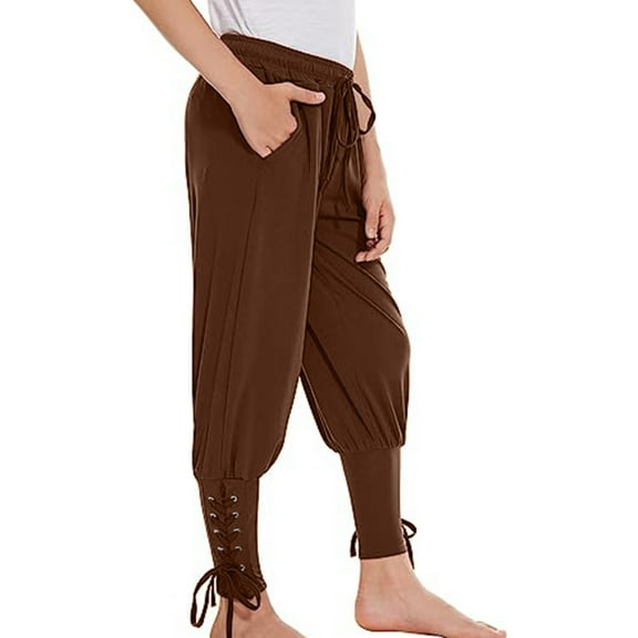 Pants for Boys Ankle Renaissant Classical Gothic Solid Bottoms