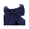 thumbnail image 4 of Gureui Kids Baby Girls Formal Princess Dress, Solid Color Sleeveless Square Collar Big Hem One-piece Dresses, 4 of 9