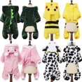 thumbnail image 2 of Pet Dog Clothes Soft Warm Fleece Dogs Jumpsuits Pet Clothing for Small Dogs Puppy Cats Hoodies Chihuahua Yorkshire Costume Coats ShopWise Round, 2 of 13