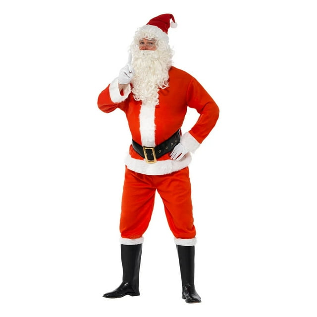 Smiffys Mens Deluxe Santa Claus Christmas Costume Set