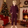 thumbnail image 2 of Fleece Lined Onesie Jumpsuit for Little Ones, Soft and Cozy with Zip Closure for Easy Dressing andGrip Soles for Indoor and Outdoor Safety, 2 of 6