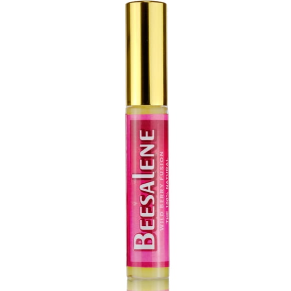 Beesalene Lip Wand Moisturizer - Alternativa natural a la jalea de petróleo - Jalea de bálsamo labial perfumada sin petróleo (0,33 oz / 10 ml Wild Berry Fusion)