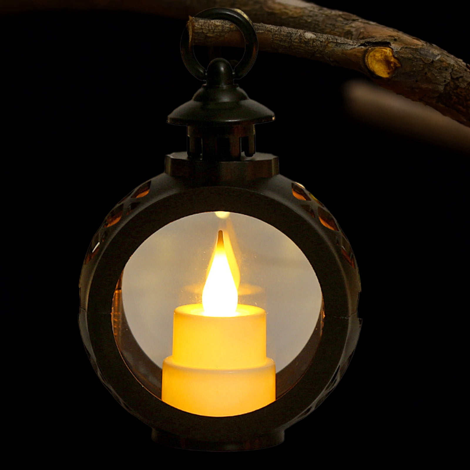 Nilvkv Christmas Lights, 2PC Christmas Lamp Electronic Candle Ambient Light Oil Lamp Candle Night Light(5.31x3.54x1.57in), Christmas Decorations