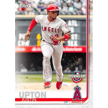 2019 Topps Opening Day #56 Justin Upton Los Angeles Angels Baseball