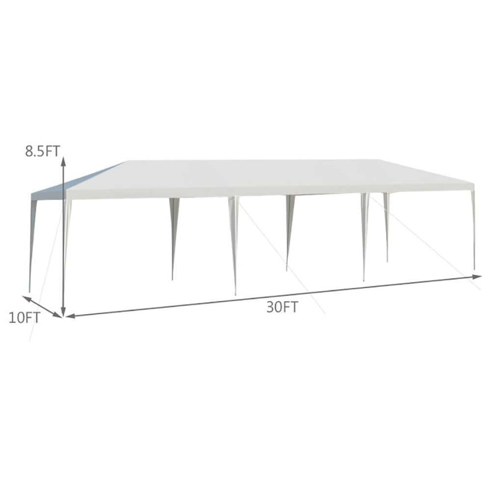 Aimee Lii 10 x 30 Feet Gazebo Canopy Tent with Connection Stakes and Wind Ropes, Gazebo Tent for Party Wedding BBQ Events Aimee Lii 10 x 30 Feet Gazebo Canopy Tent with Connection Stakes and Wind Ropes, Gazebo Tent for Party Wedding BBQ Events