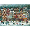 thumbnail image 2 of Bell, Bill 18x14 Gold Ornate Wood Framed with Double Matting Museum Art Print Titled - Montreal Winter, 2 of 4