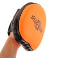 thumbnail image 4 of pitrice Boxing Punching MMA Mitts PU Leather Hand Target for Thai Kick Karate Orange, 4 of 5