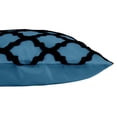 thumbnail image 3 of Vargottam Outdoor Decorative Throw Pillow CoversTowelEmbroideredPolyester Handmade Boho Cushion CoversFor Outdoor Patio -Damask Geometric Pattern - Medium Blue, 3 of 7