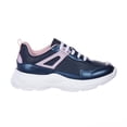 thumbnail image 2 of Tenis Casuales Moda para Mujer Marino Tipo Piel Cómodos azul 22, 2 of 5