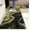 Black Marble, variant on Kitchen Mats for Floor Anti Fatigue Floor Marble Cushioned Memory Foam Non Slip PVC Leather Padded Comfort Standing Rugs Set of 2, Abstract Golden Swirl Design, C1