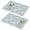 Pioneer Flower Floral-1, variant on Placemat, Pioneer Flower Floral Print Pattern Place Mats Table Mat Set Of 2, PVC Washable Placemats for Party Kitchen Dining Decoration, 18x12 Inch, Fade Resistant