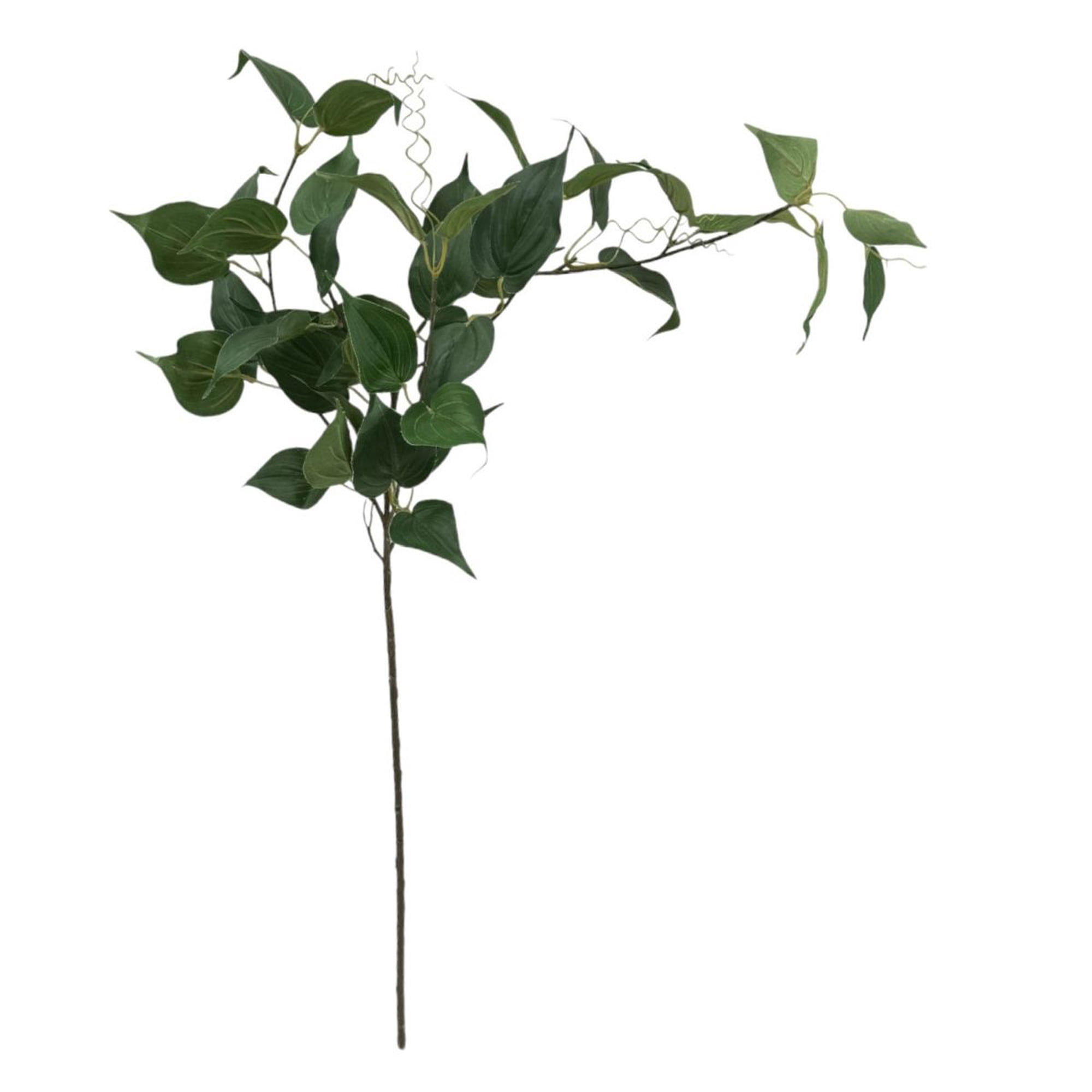 (2 pack) Mainstays 39" Tall Artificial Evergreen Pothos Stem, Indoor Floral Decoration