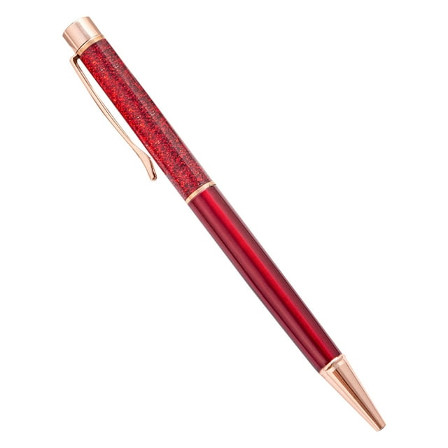 Riforla Gold Powder Press Ballpoint Pen Press Pen Work Teacher Student Stationery Ballpoint Pen Multi Color Press Pen 1ML Features: Office&Craft&Stationery
