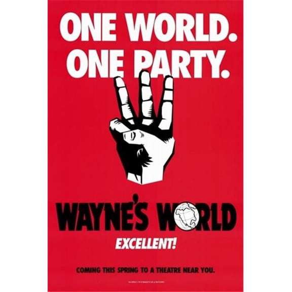 Pop Culture Graphics MOV193688 Waynes World Movie Poster, 11 x 17