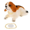 thumbnail image 4 of Muñeca Del Perro Beagle Del Coche Que Sacude La Cabeza. Asiente Con La Cabeza Al Perro Para La Decoración Del Auto. DYNWAVEMX coche de muñeca de perro de juguete, 4 of 8